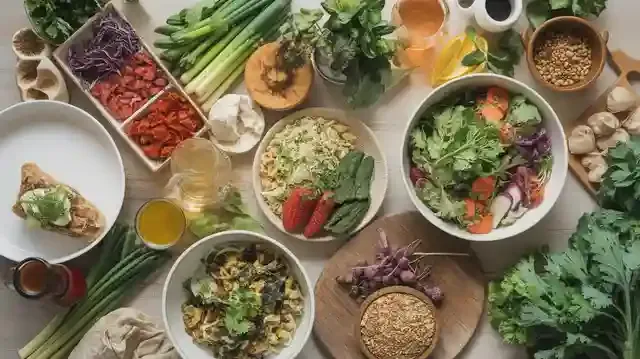 Best Meal Delivery Services In The UK - UK meal delivery kitchen with fresh ingredients and chef-prepared dishes