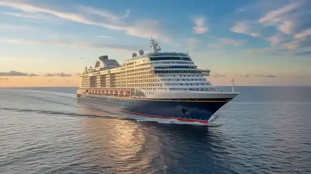 Cruise From Southampton To Australia - Luxurious cruise ship sailing across the ocean