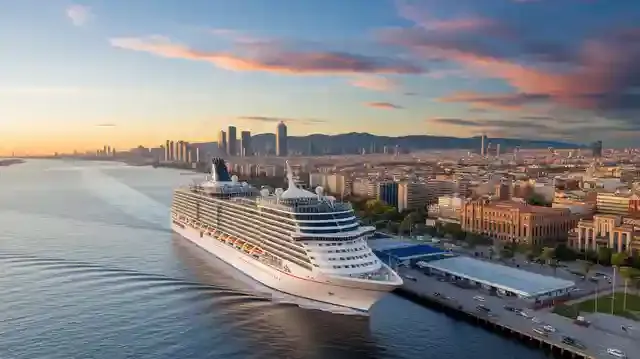 Cruises From Melbourne To Barcelona  - Cruise ship traveling from scenic Melbourne to vibrant Barcelona