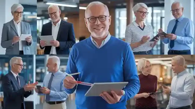 Exploring Job Opportunities In Australia For Seniors - Senior workers in Australia in diverse job roles