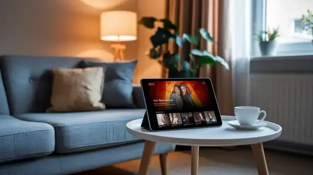 Learn More About Earning Money By Watching Videos - Interior with tablet video platform