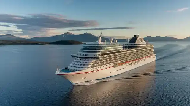 Seattle To Sydney Cruises 2025/2026 - Luxurious cruise ship sailing at sea