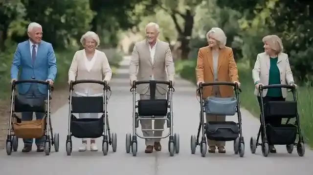 Types Of Walkers And Rollators For Elderly 2025 - Variety of modern walkers and rollators for seniors