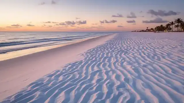 When Is The Cheapest Time To Go To Florida - Serene Florida beach at sunset with calm waves